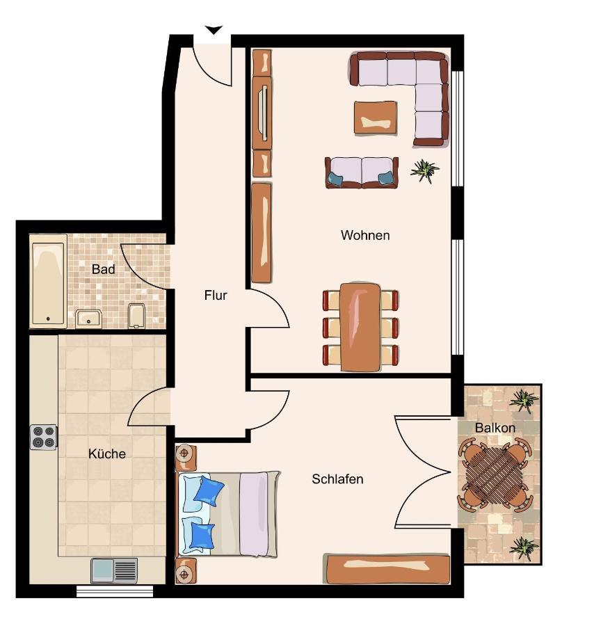 Aparthotel Boardinghouse Living28 Kaarst Esterno foto